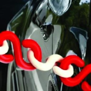 20 meter S Hook Type Plastic Safety Cone Chain (Red and White)