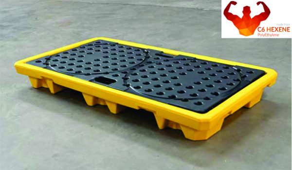 2 Drum Spill Pallet - 50L  HEAVY