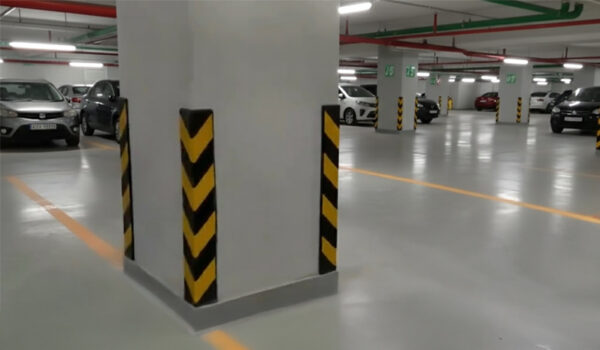 800 mm Height Rubber Corner Guard